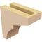 Ekena Millwork 3"W x 6"D x 6"H Classic Monterey Rough Cedar Woodgrain TimberThane Corbel, Primed Tan CORUR03X06X06MONRCPR - alternate 2